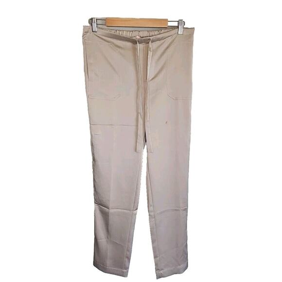 Chico's Pants - Chico's Black Label Women's Nude Tie Front Wide Leg Pants Size Medium